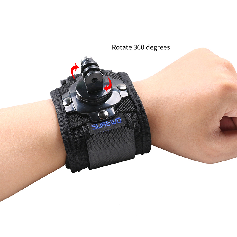 SUREWO 손목 스트랩 마운트, 고프로 히어로 13  - Gopro Action Camera Hero 12 Black 리뷰 및 가격
