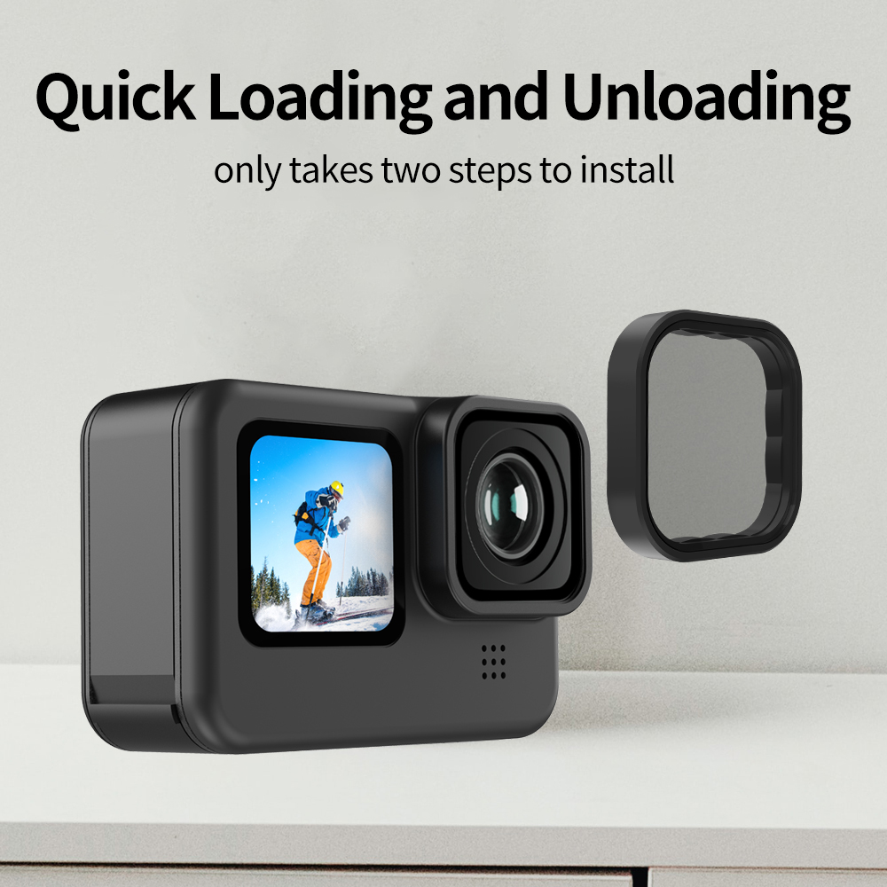 텔레신 GP9 ND8 ND16 ND32 CPL 렌즈 필 - Gopro Action Camera Hero 12 Black 리뷰 및 가격