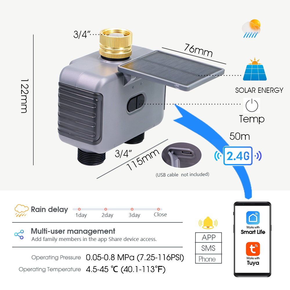 투야 스마트 솔라 2존 와이파이 타이머 IP55 2방향 - Timelapse Controller 리뷰 및 가격
