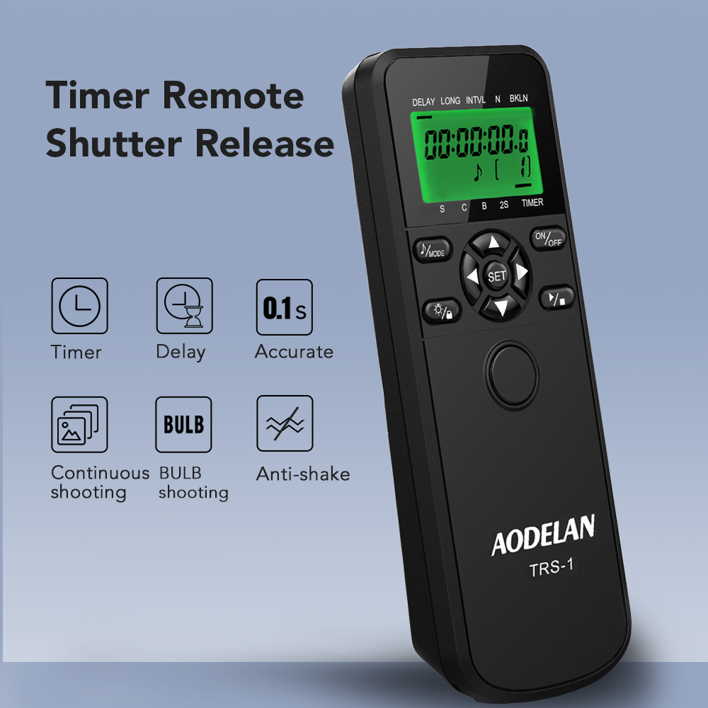 AODELAN TRS-1 타이머 인터벌로미터 전구 지연 - Timelapse Controller 리뷰 및 가격