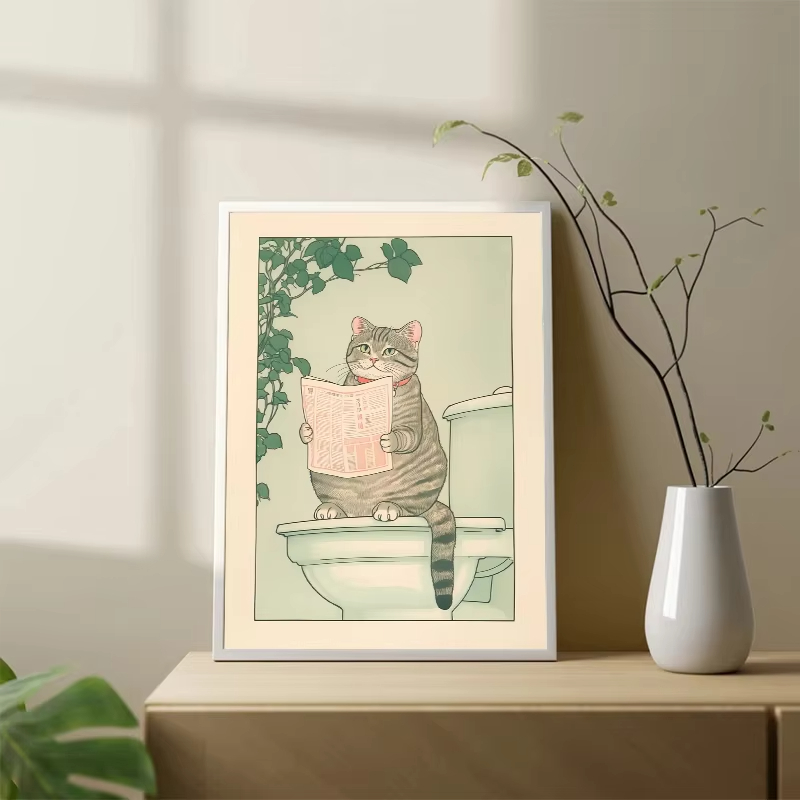 욕조 속의 프레임리스 고양이 일본 빈티지 클래식 호랑이 - Photography Pose 리뷰 및 가격
