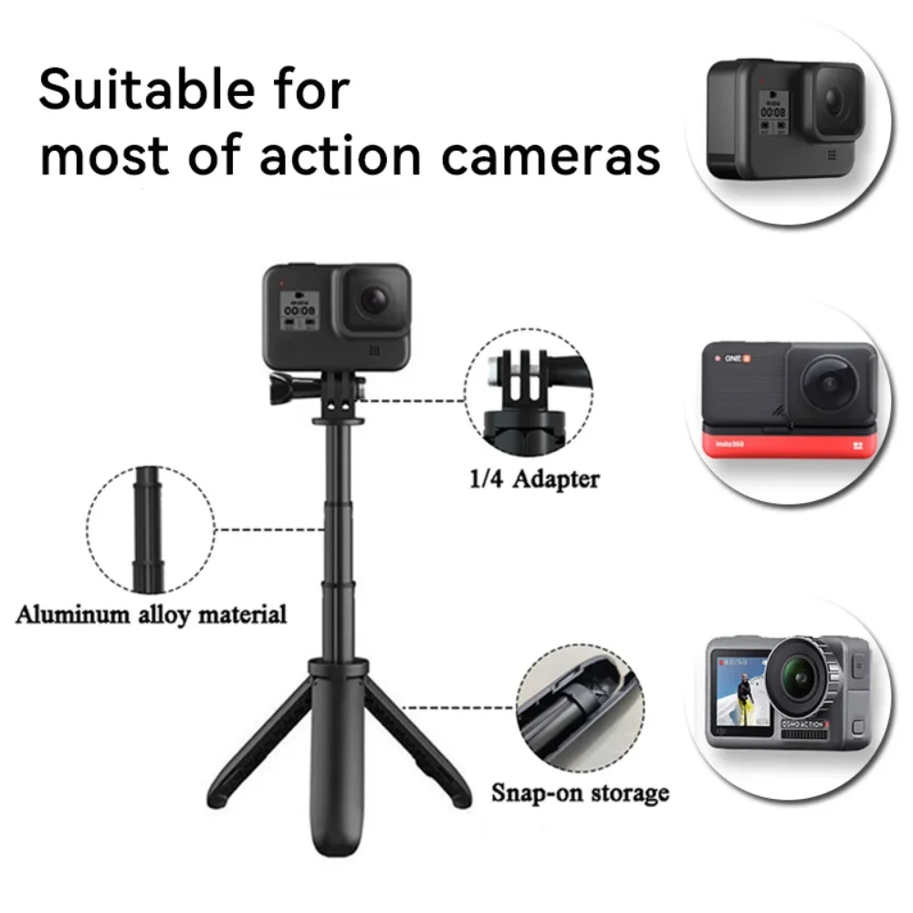 미니 확장형 삼각대 접이식 삼각대 Go Pro Hero - Gopro Action Camera Hero 12 Black 리뷰 및 가격