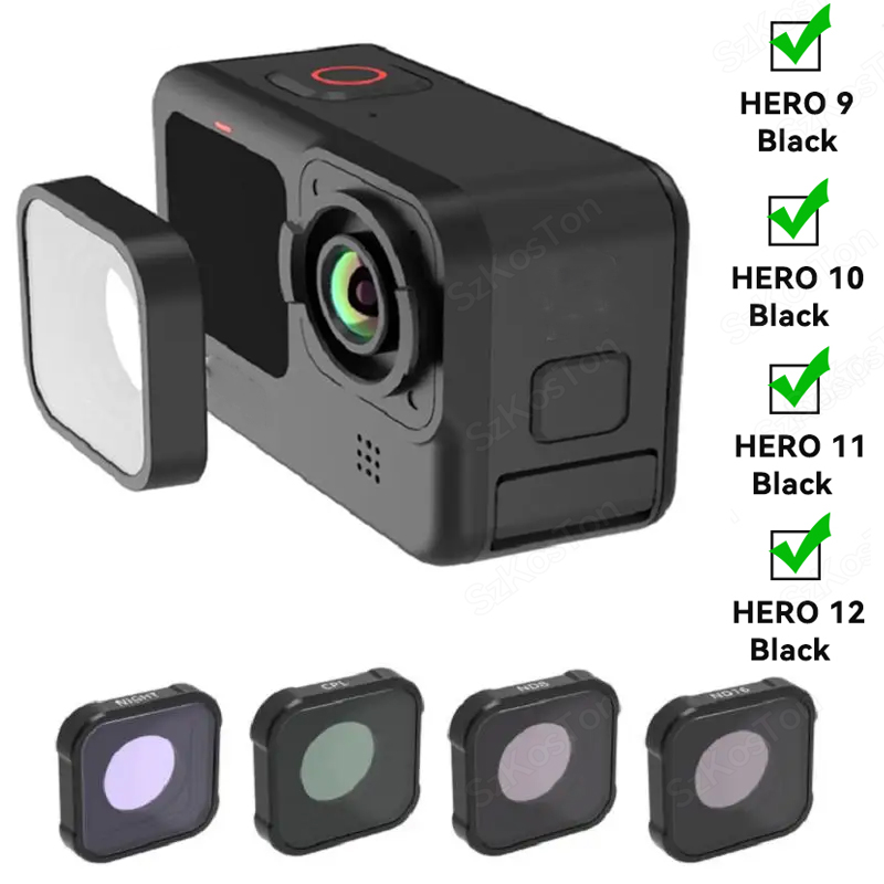 CPL UV ND8 ND16 ND32 ND 필터 키트  - Gopro Action Camera Hero 12 Black 리뷰 및 가격