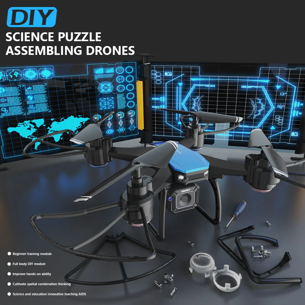 JJRC H108 어린이 DIY 조립 드론 인터랙티브  - Photography Training 리뷰 및 가격